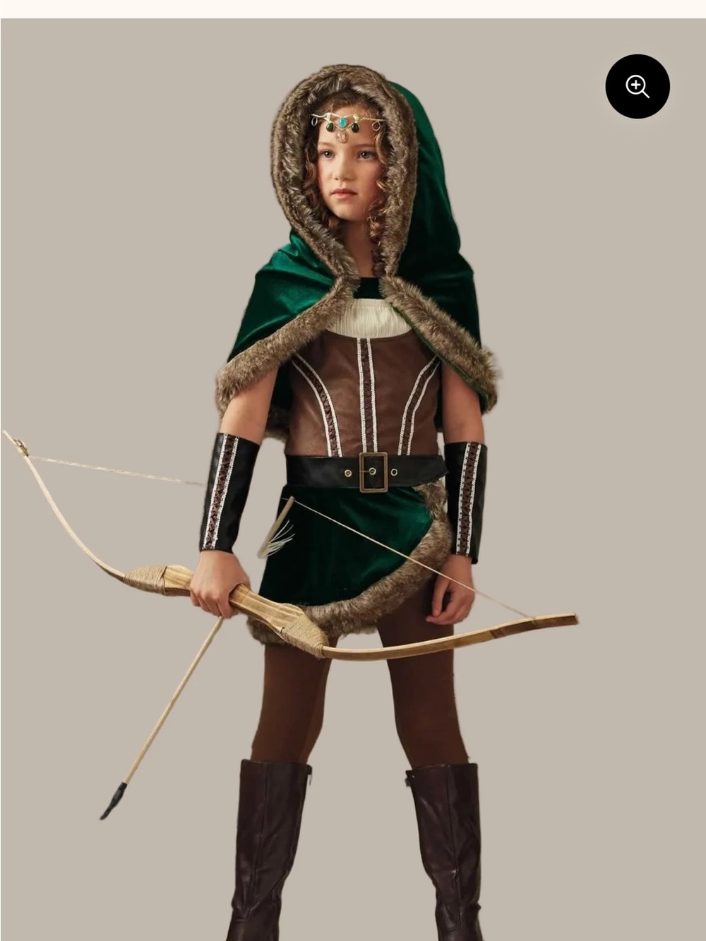 Chasing Fireflies Green and Brown Woodland Archer Costume